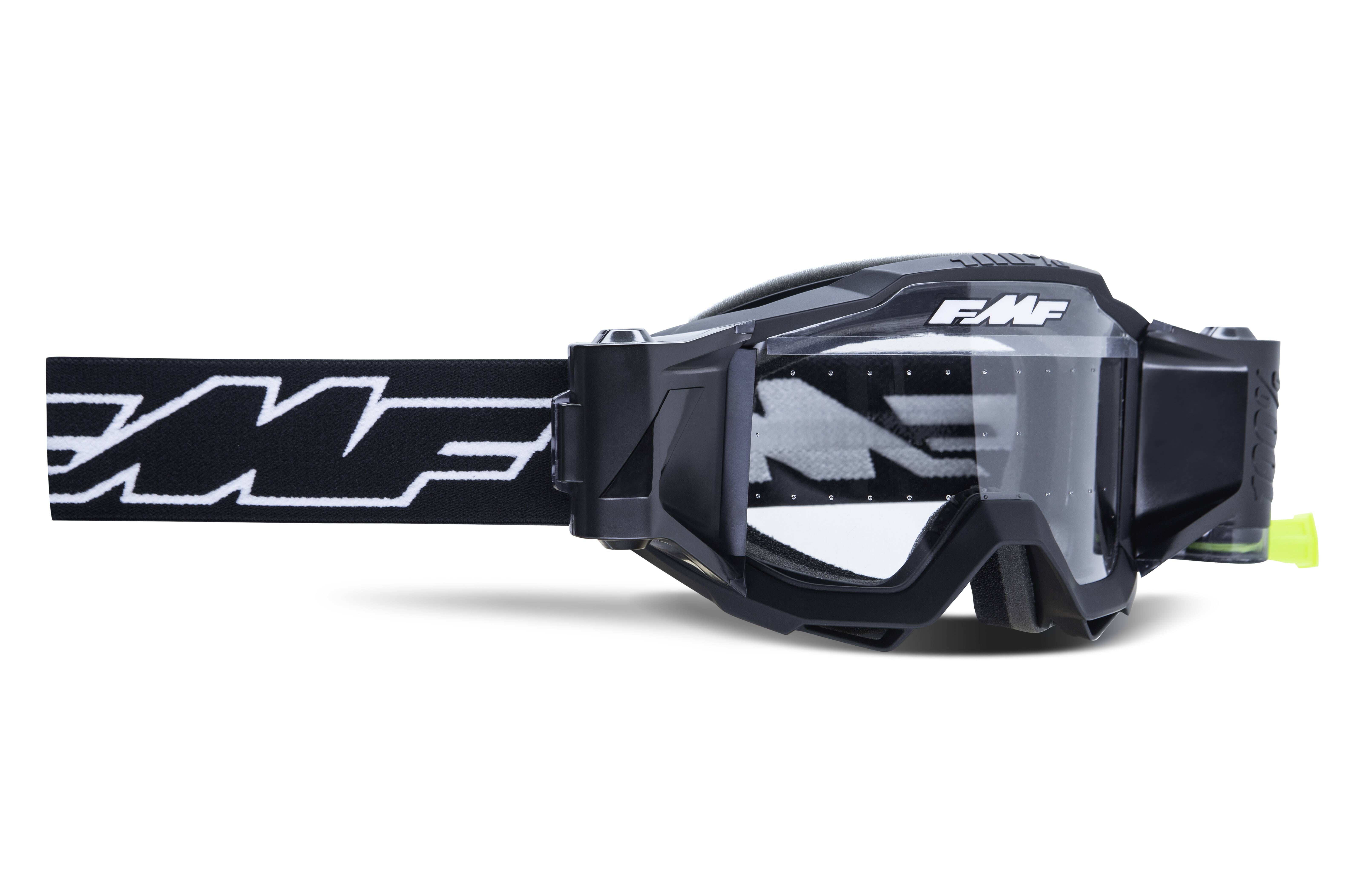 FMF Youth PowerBomb Film System Goggle - Rocket Black -