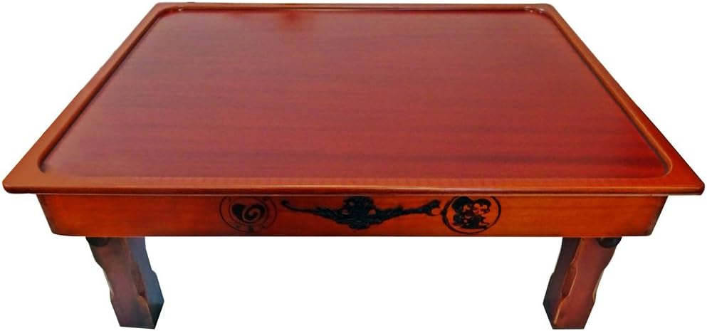 Excelife Multi Folding Wooden Korean Tea Table, Small Pack of 2