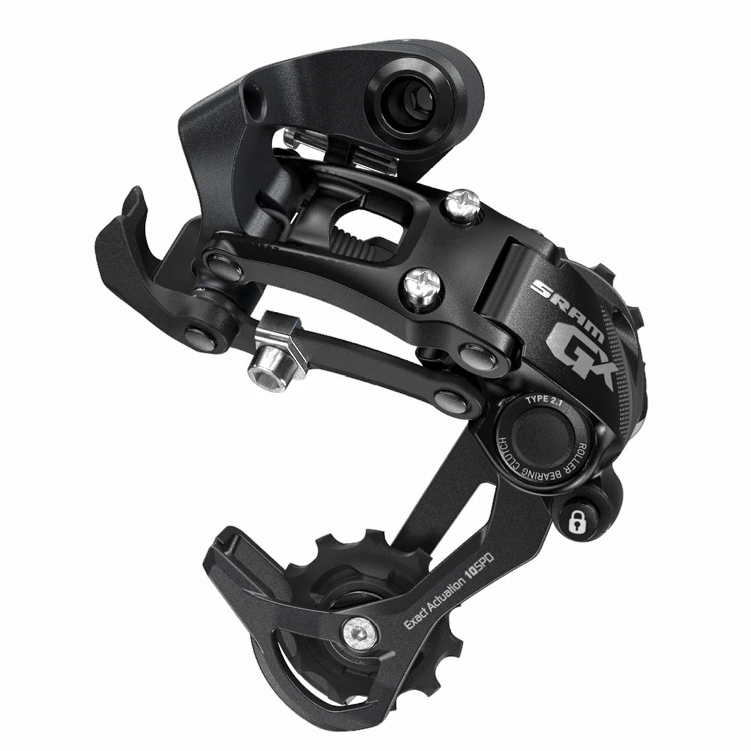 SRAM GX Type 2.1 10 Speed Rear Derailleur Black Medium Cage