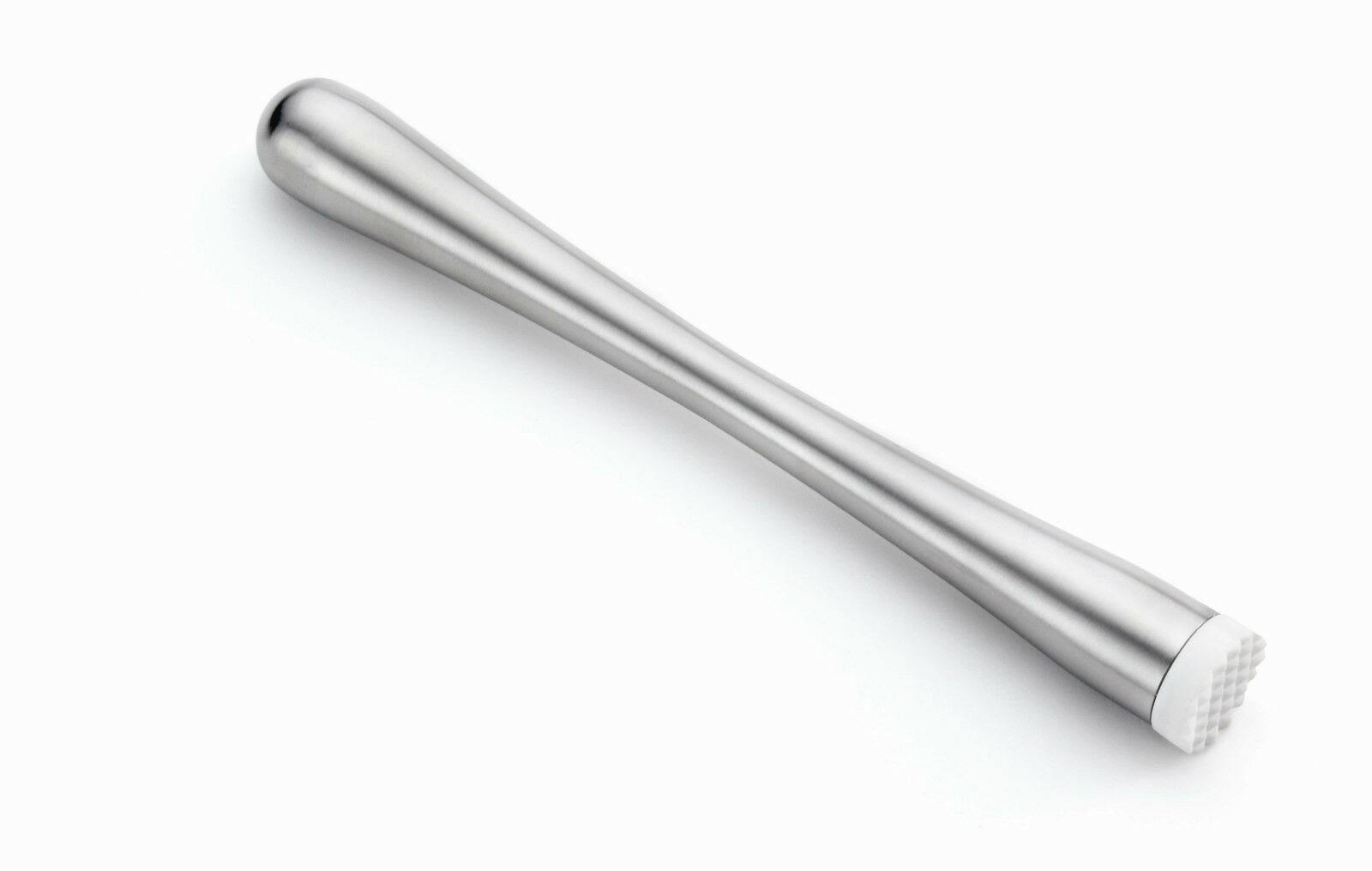Stainless Steel Muddler with Plastic Tip, 8.75 inch,Pack of 6