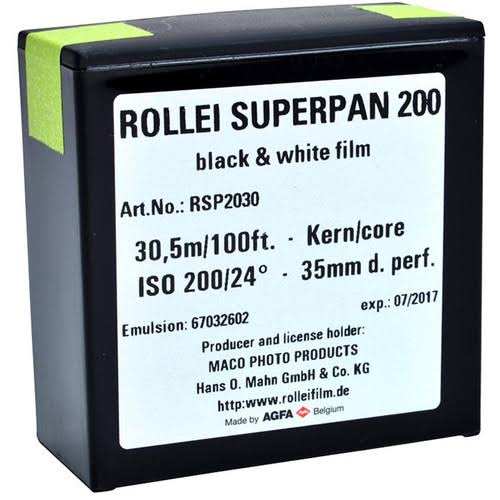 Rollei SuperPan 200 Black and White Negative Film