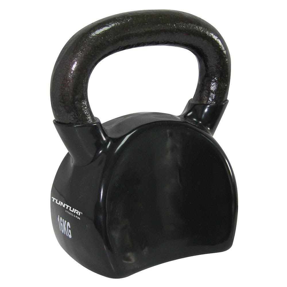 Tunturi Vinyl Kettlebell 16 kg - Black