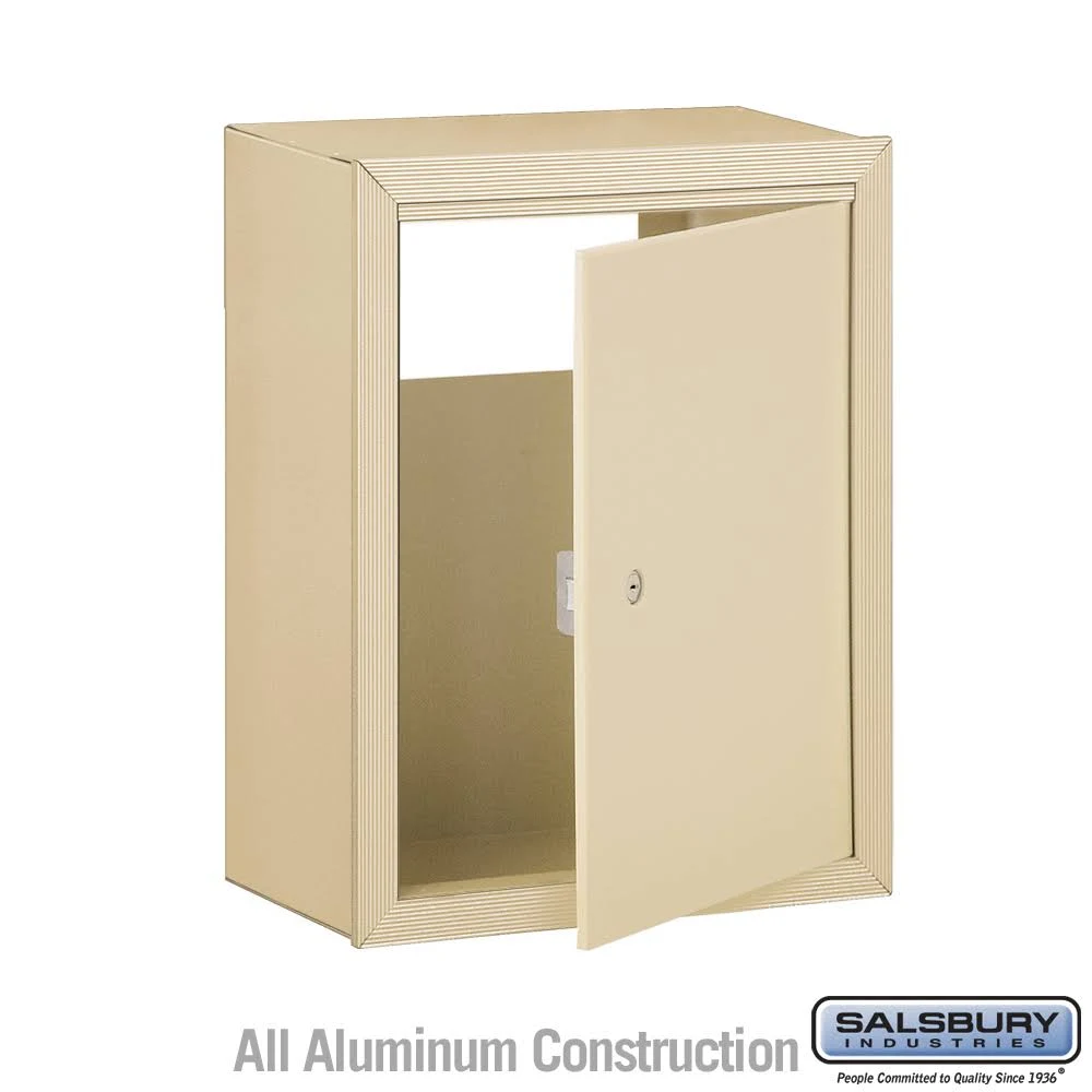 Salsbury Industries 2256SAN Receptacle Option for Mail Drop, Sandstone