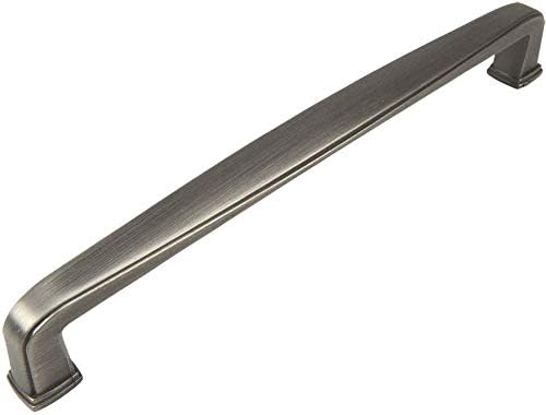 10 Pack - Cosmas 4392-192AS Antique Silver Modern Cabinet Hardware Handle Pull - 7-1/2