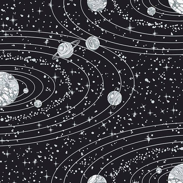Engblad u0026 Co Orbit Black Celestial Wallpaper