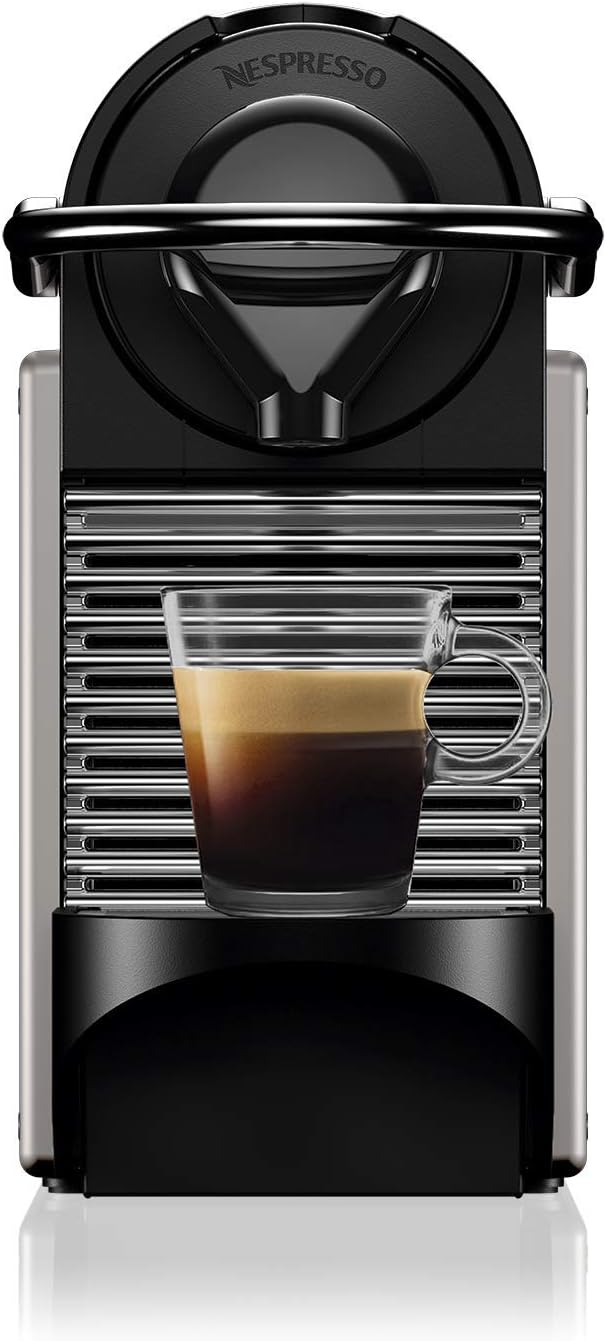 Nespresso BEC430TTN Pixie Espresso Machine by Breville, Titan