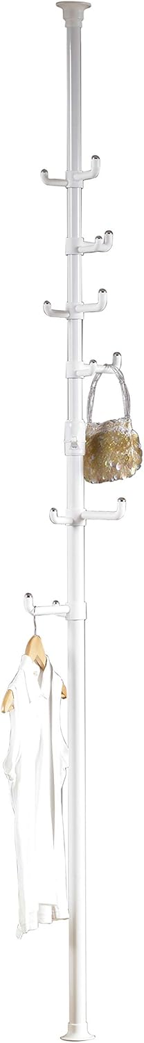 Prince Hanger, One Touch Coat Rack, Steel, Made in Korea (Black) Pack of 2