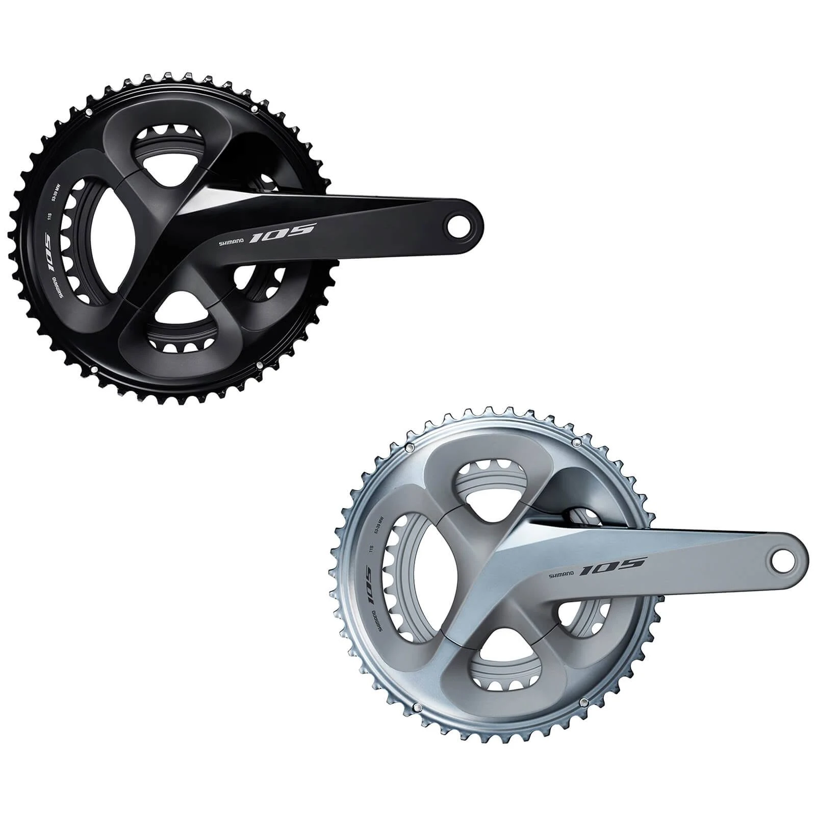 Shimano 105 FC-R7000 Chainset - 53/39 - 172.5mm - Black