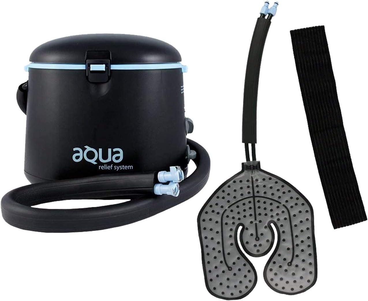 Cryotherapy and Hot Water Therapy System - Circulating Personal Heat/Cooling Device by Aqua Relief with Universal Pad for Knee, Elbow, Shoulder, Back Pain, Aches, Swelling, Sprain, Injuries