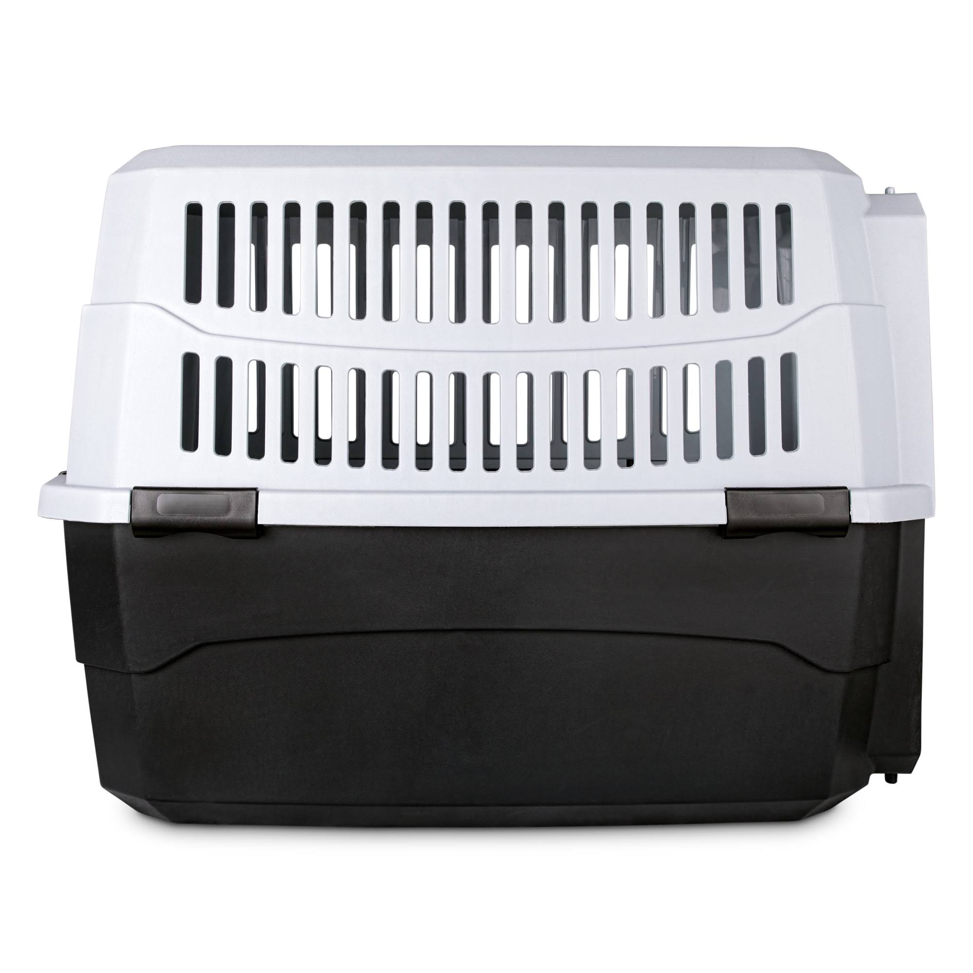 Animaze Standard Kennel for Dogs or Cats, 40x22 L x 28x22 W x 30x22 H, Large, Black / Gray