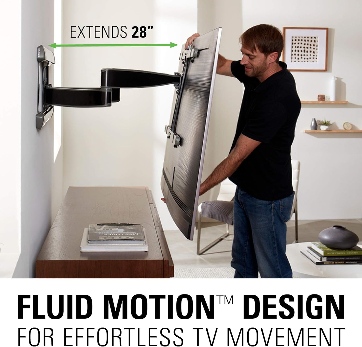 Sanus Premium Full Motion TV Wall Mount for TVs Up to 90