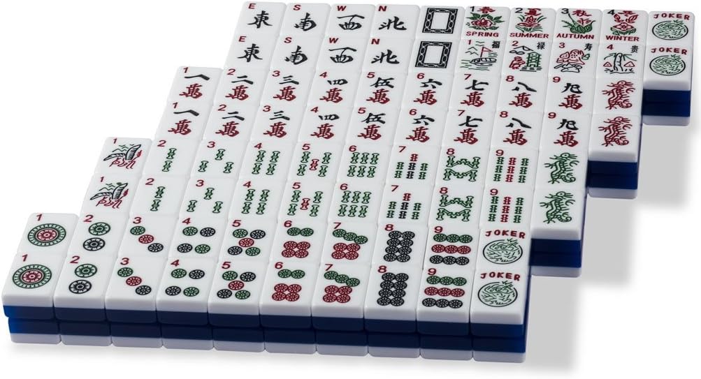Yellow Mountain Imports Set of 166 American Mahjong Tiles - Koi Pack of 2