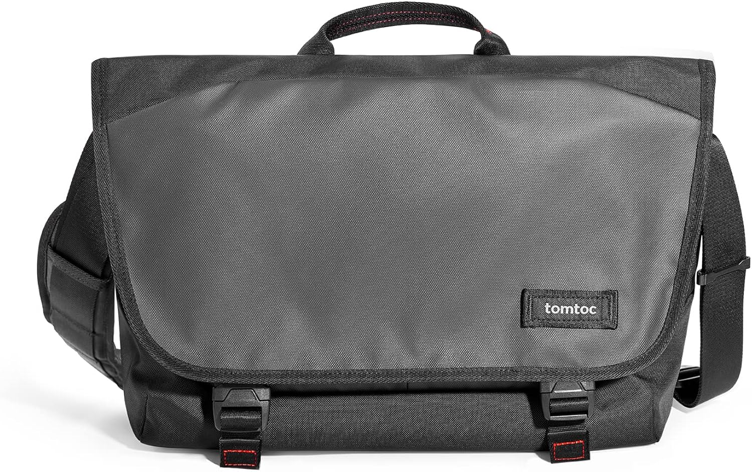 tomtoc Laptop Messenger Bag, Multi-Functional Shoulder Bag Fits Up to 16 inch MacBook Pro, Durable Water-resistant Fabric, Lightweight Carrying bag for Work School Casual Travel