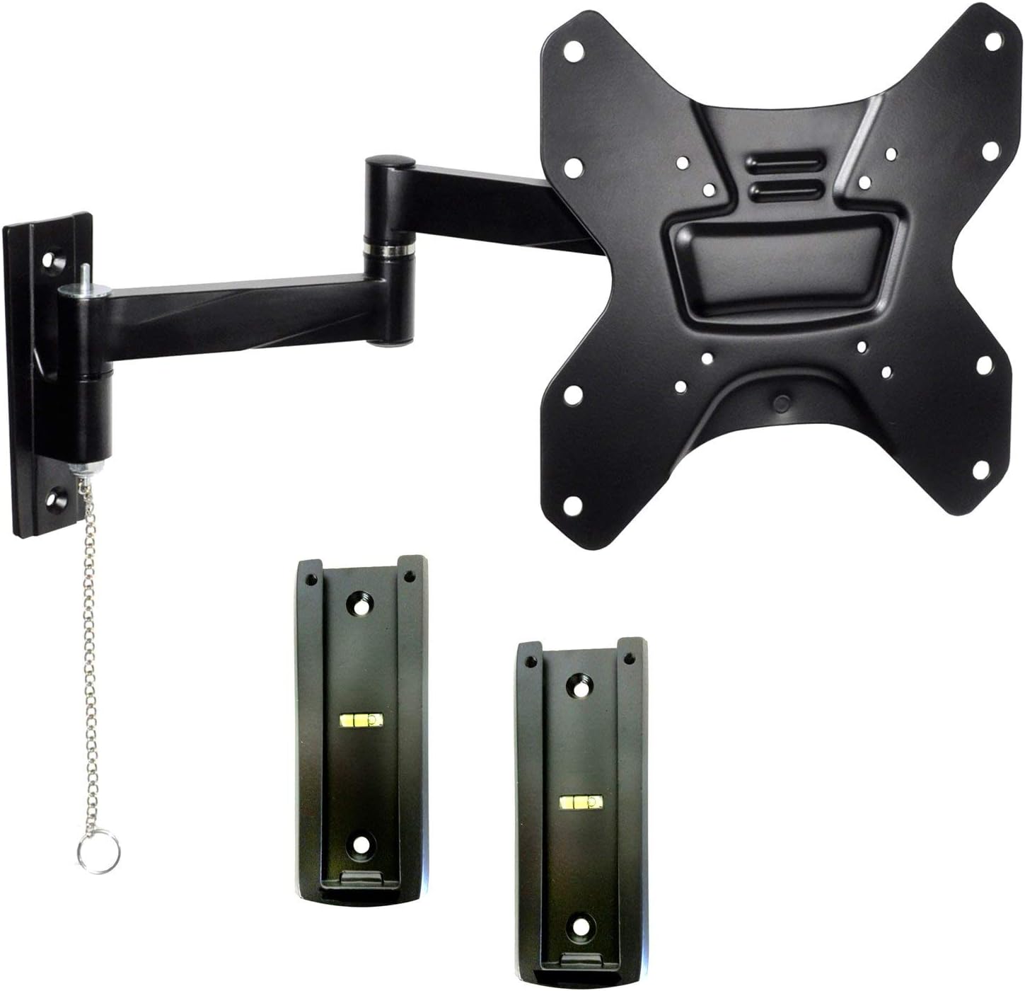 Master Mounts 2322L-2 Portable Travel RV TV Mount Locking Articulating Arm Allows 1 TV to be Used in 2 Locations, Keeps TV Secure in Moving Vehicles up to 50