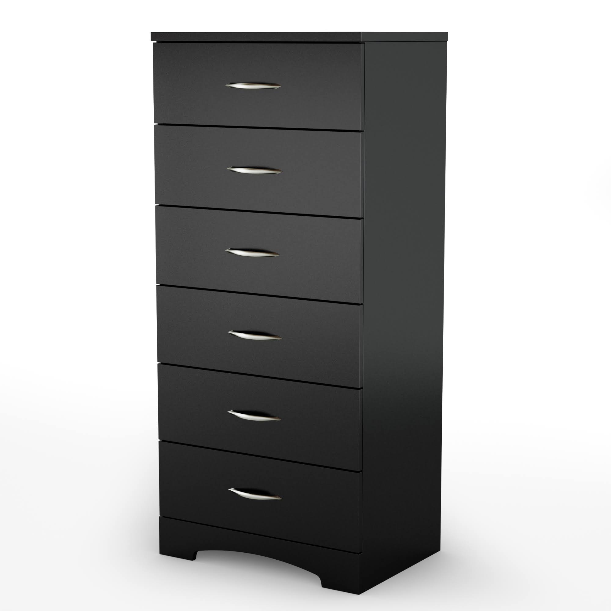 South Shore Step One 6-Drawer Chest Pure Black