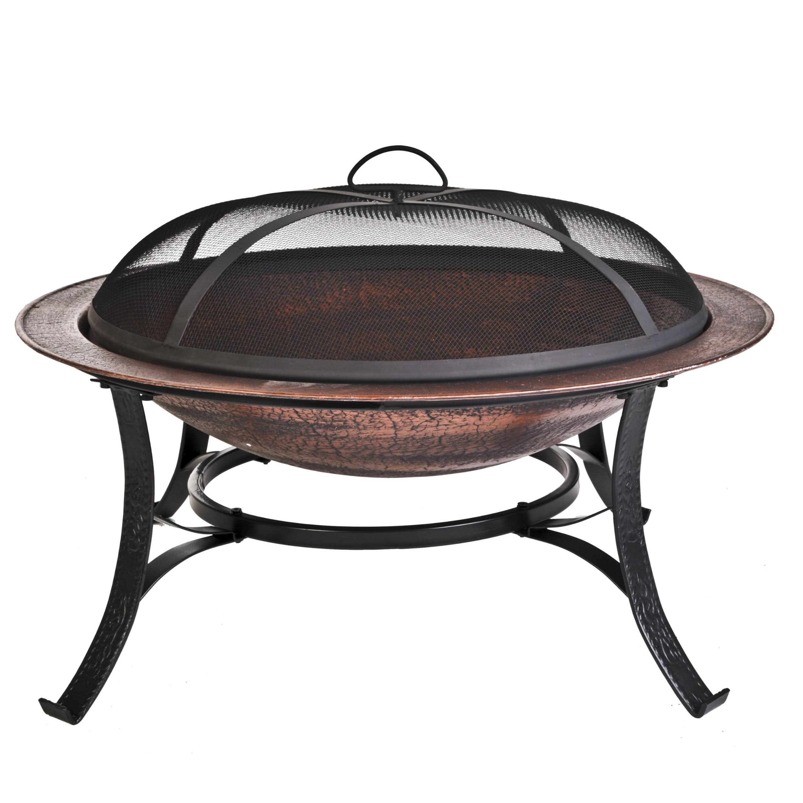 CobraCo Fb6132 Copper Finish Fire Pit,round,cast Iron