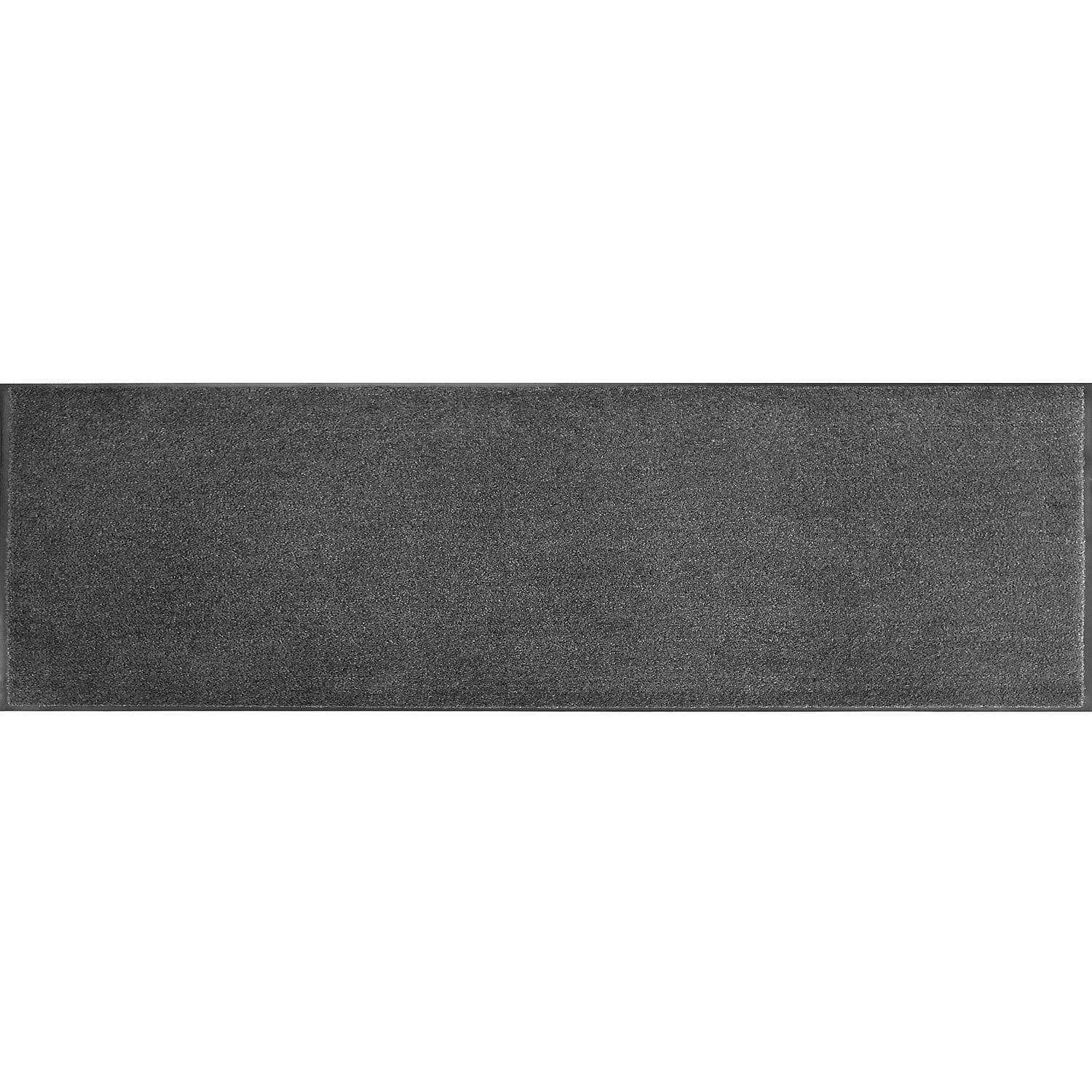 Apache Mills 3& x 10& Plush Tuff Olefin Mat Charcoal