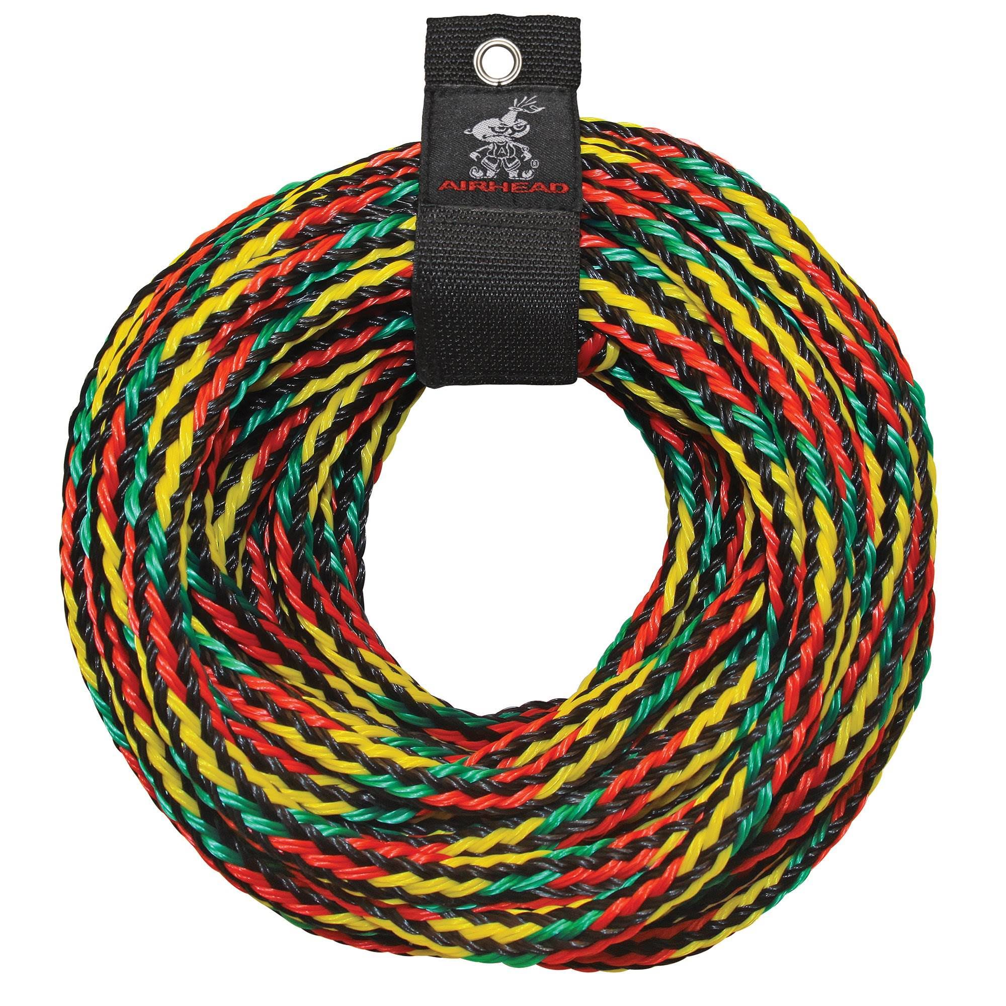 Airhead 4 Rider Towable Tube 60 Foot Tow Rope Boat Lake (6 Pack)