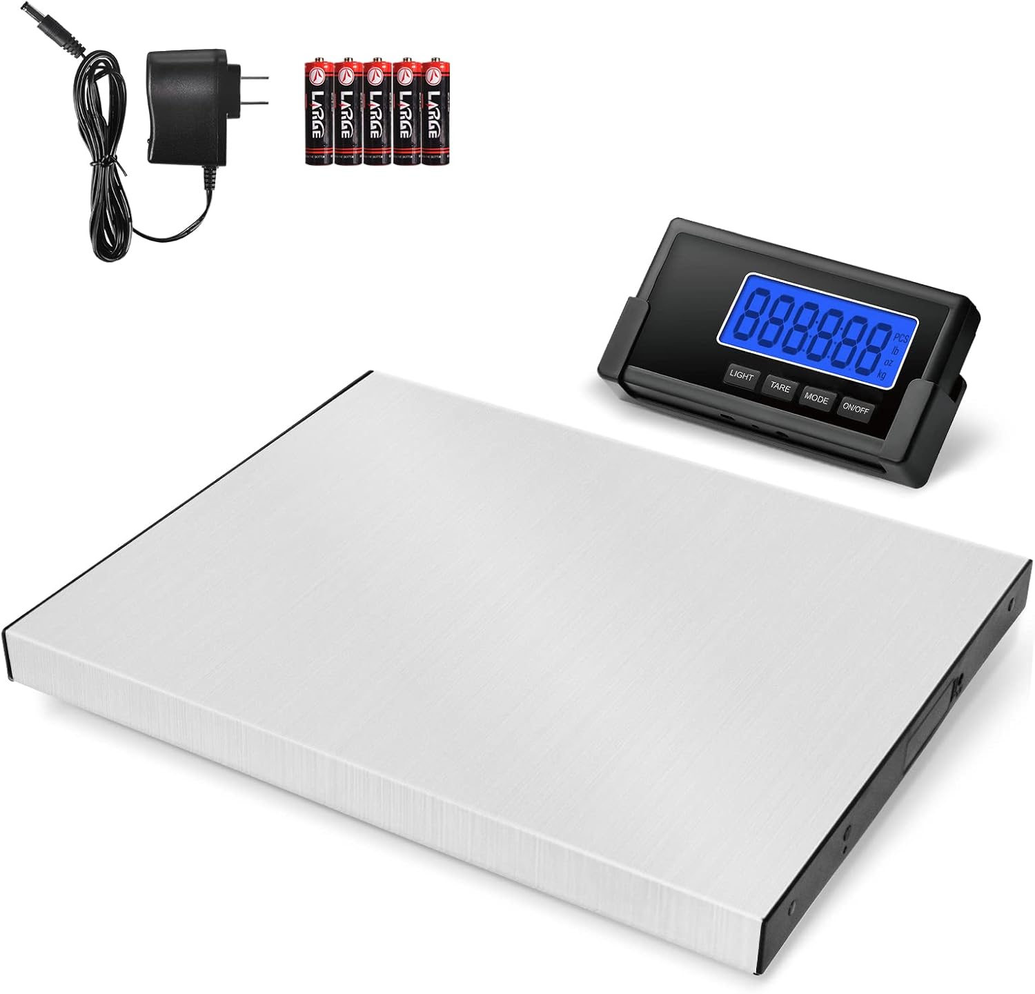 THINKSCALE Shipping Scale Wireless Displays, High Accuracy 397lb Heavy Duty Postal Scale Stainless Steel Digital Shipping Scale with Tare, 3 Units Postage Scale for Packages/Post Office/Warehouse/Home Pack of 2