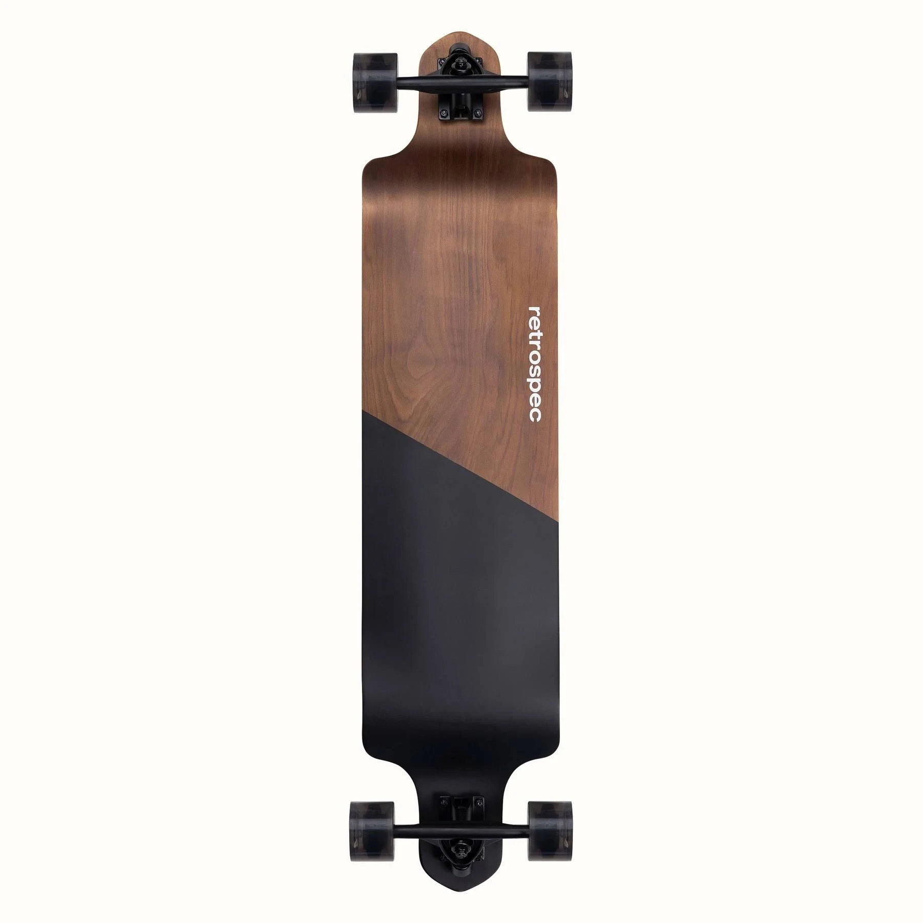 Retrospec Tidal Drop Down Longboard Black Edge