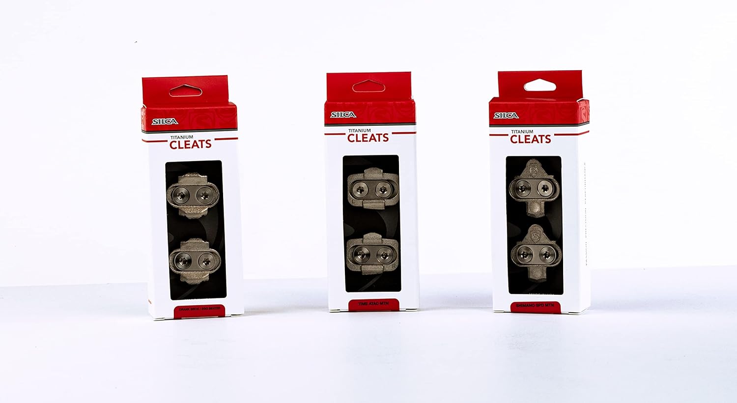 SILCA 3D Printed Titanium Cleat kit | Time ATAC MTN Pedal | Titanium Hardware kit Included