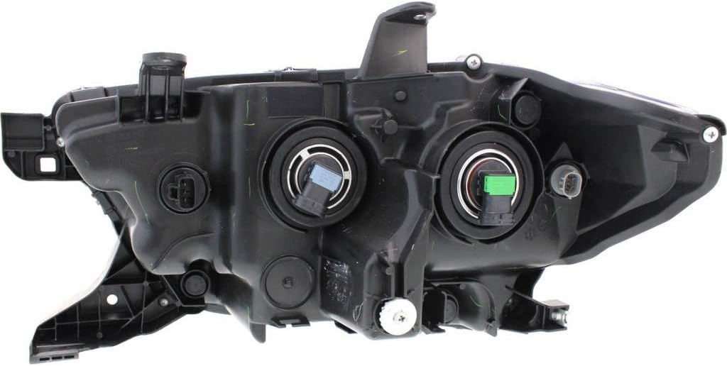 For Toyota Tacoma Headlight Assembly 2016 2017 Pair Driver and Passenger Side Halogen w/Fog Lights Black For TO2502243