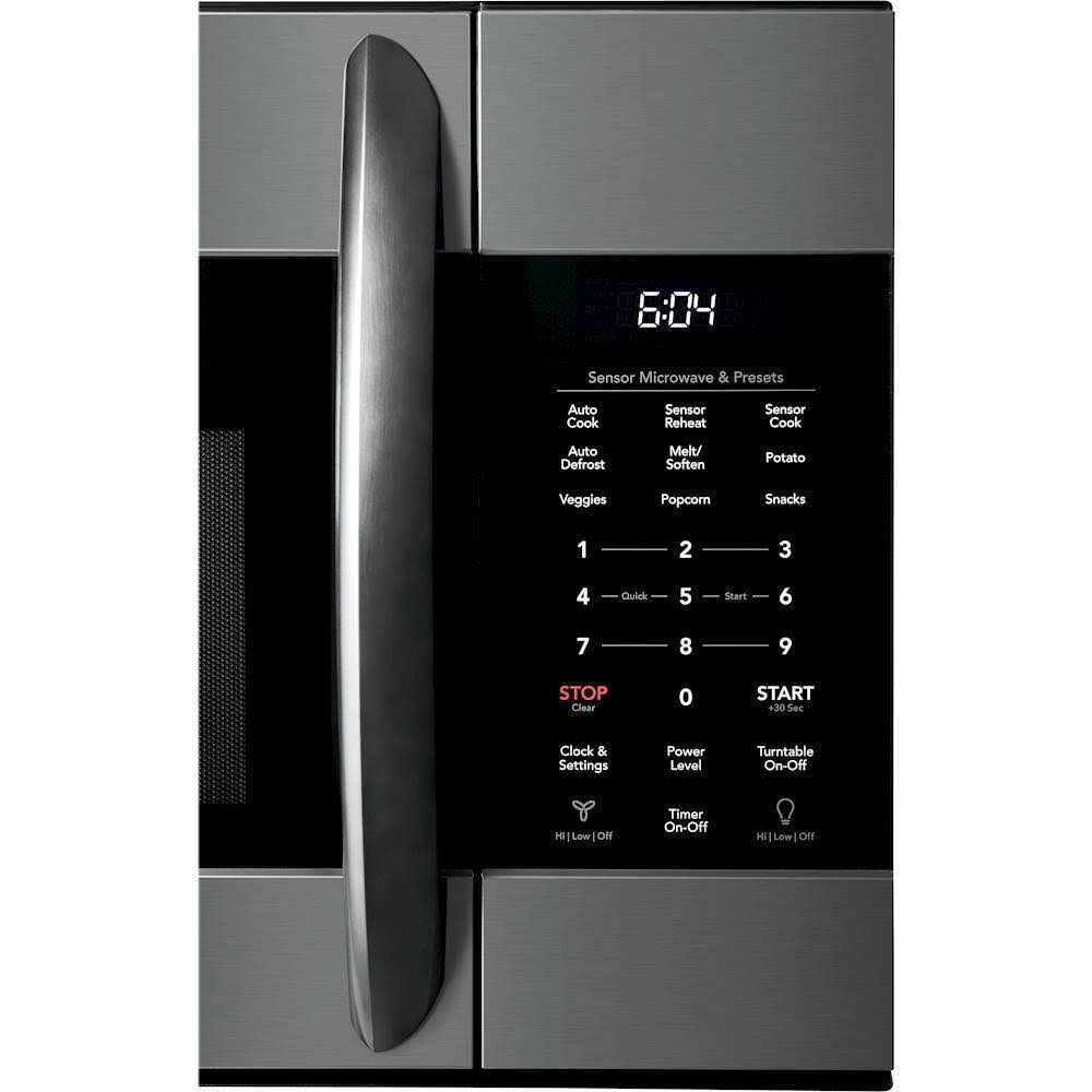 Frigidaire Gallery 1.7 Cu. ft. Black Stainless Steel Over The Range Microwave-FGMV17WNVD