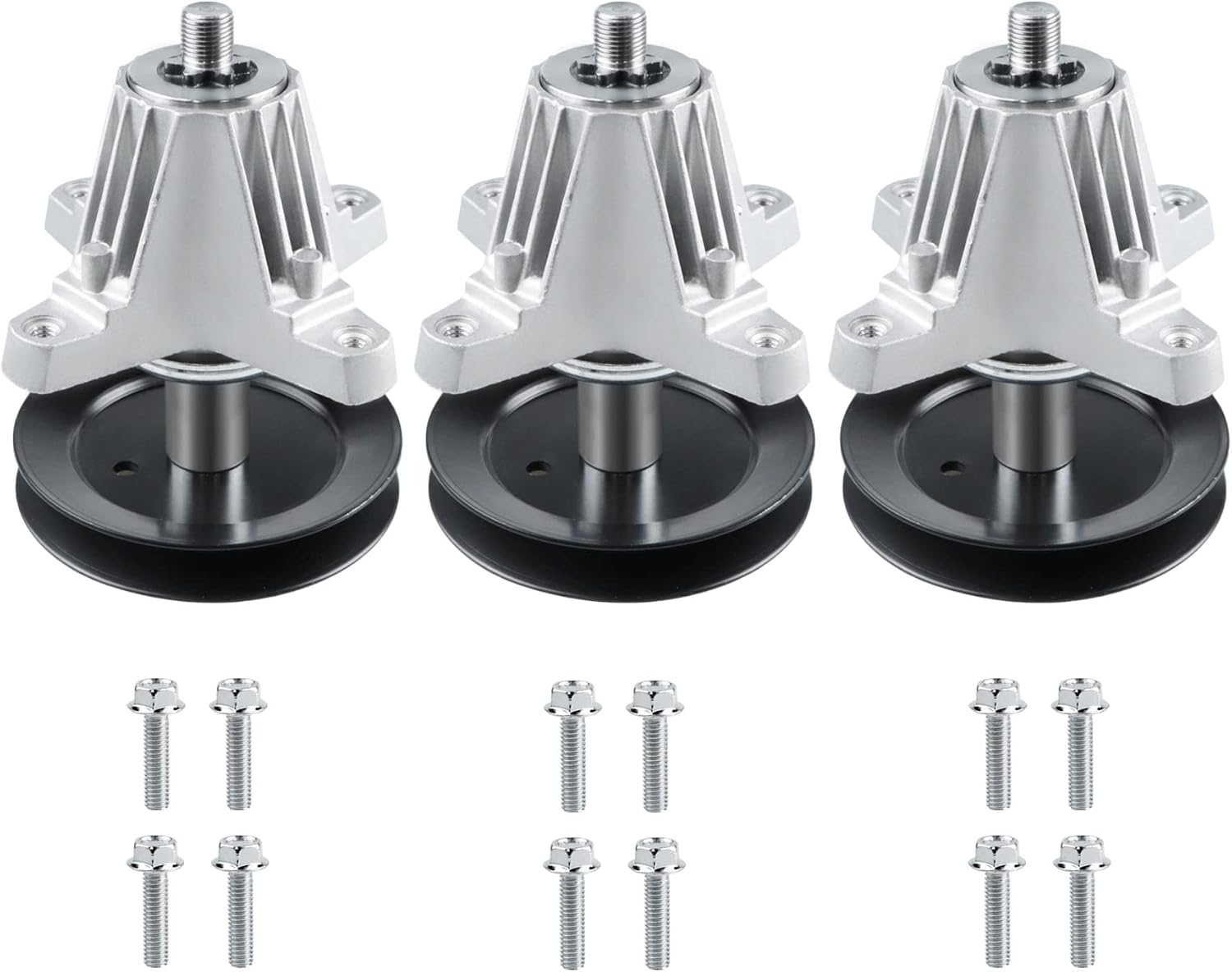 Dibanyou Spindle Assembly for MTD Cub Cadet 618-06980 918-06980 XT1-GT50 RZT-L50 KH 50 inch Deck Mower 3 Pack Pack of 2