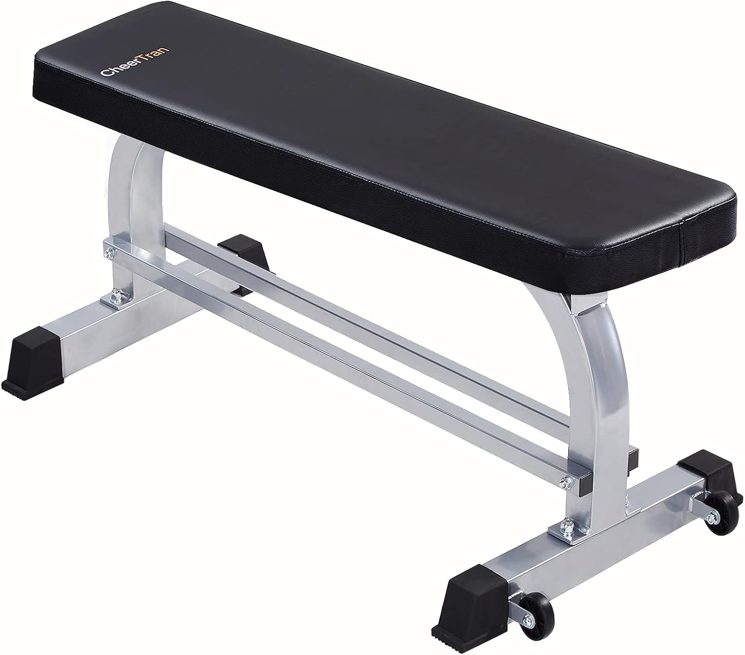 Cheertran Flat Weight Workout Bench 700 LBS Utility Bench Press Strength Training Benches for Home Gym Full Body Exercise Pack of 2