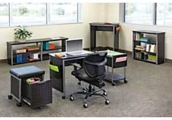 Safco Products Scoot Workstation, Black