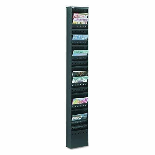 Safco Products 4322BL Steel Magazine Rack 23 Pocket Black