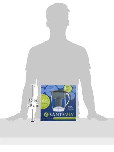 Santevia Water Systems Alkaline Water Pitcher (Black)