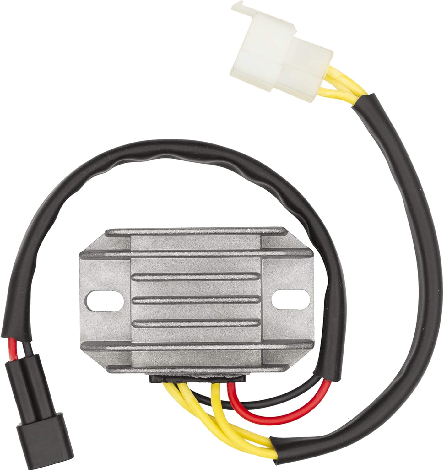 Voltage Regulator compatible with Suzuki DR Z 400 (2000-2004) S (2000-2015) E (2004-2007) RM X 250 (1998-1999) Replaces #21066-S005#32800-08D00#32800-29F00#32800-29F00#SH572E-12 - DZE 2511