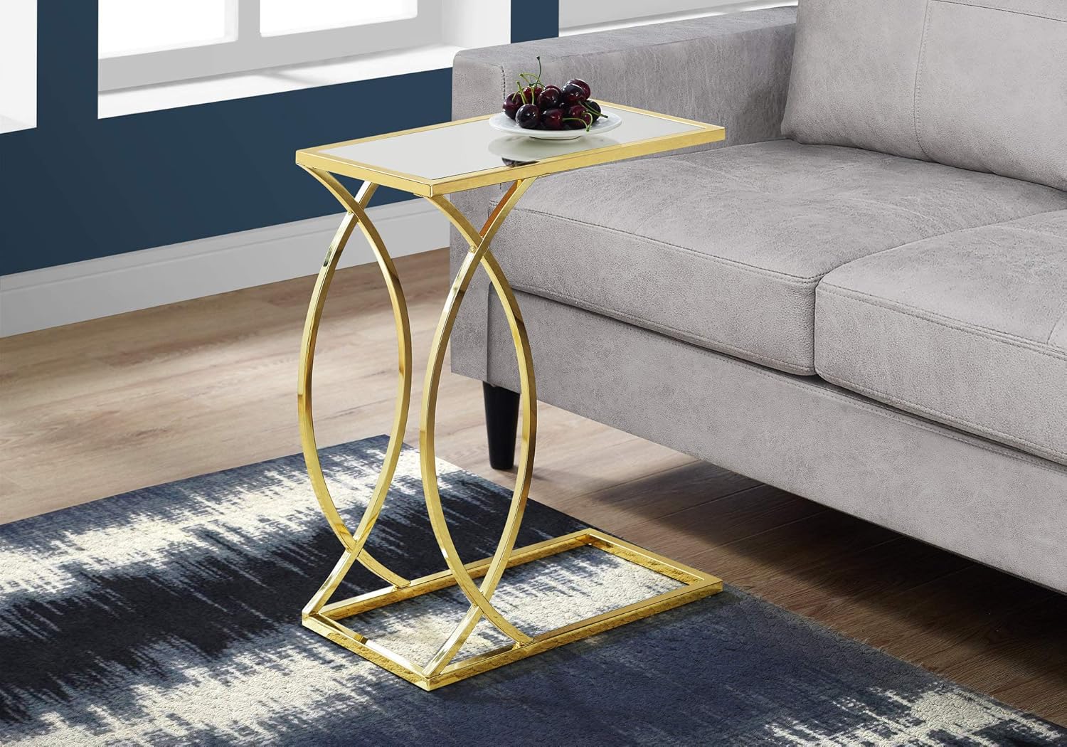 Monarch Specialties ACCENT TABLE, GOLD