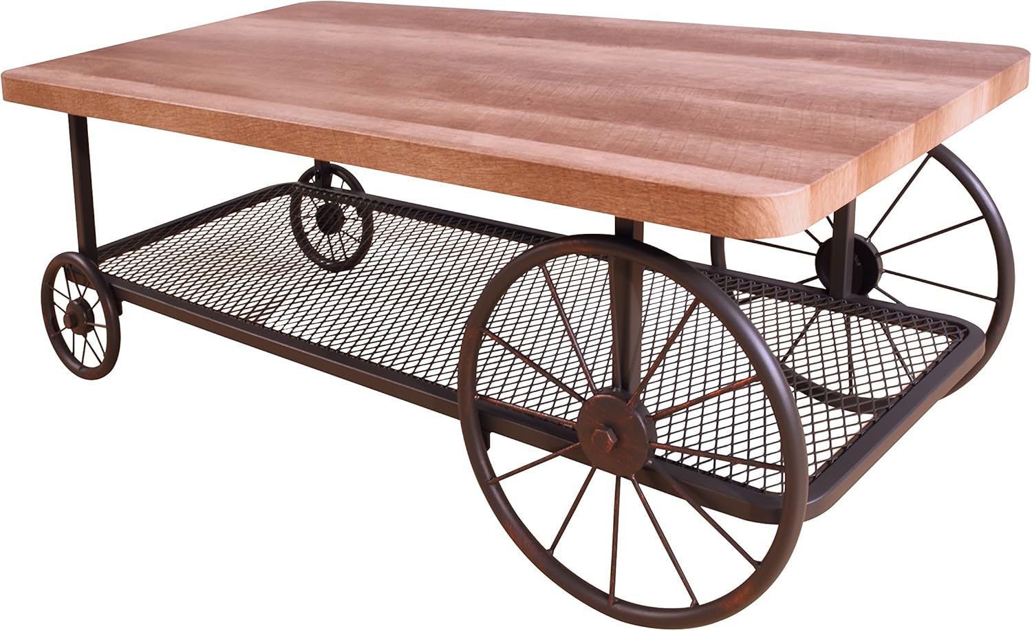 ACME Francie Sofa Table - 82863 - Oak & Antique Gray