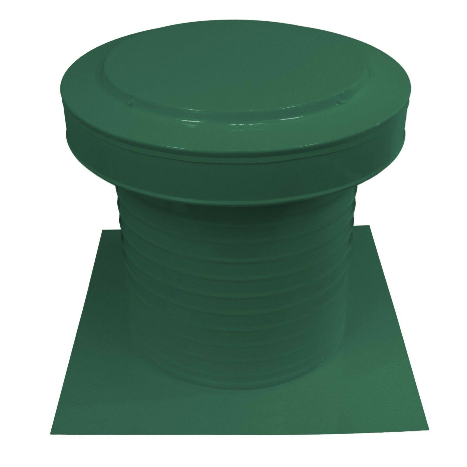 Active VENTILATION 12 in. Dia Aluminum Static Keepa Vent in Green