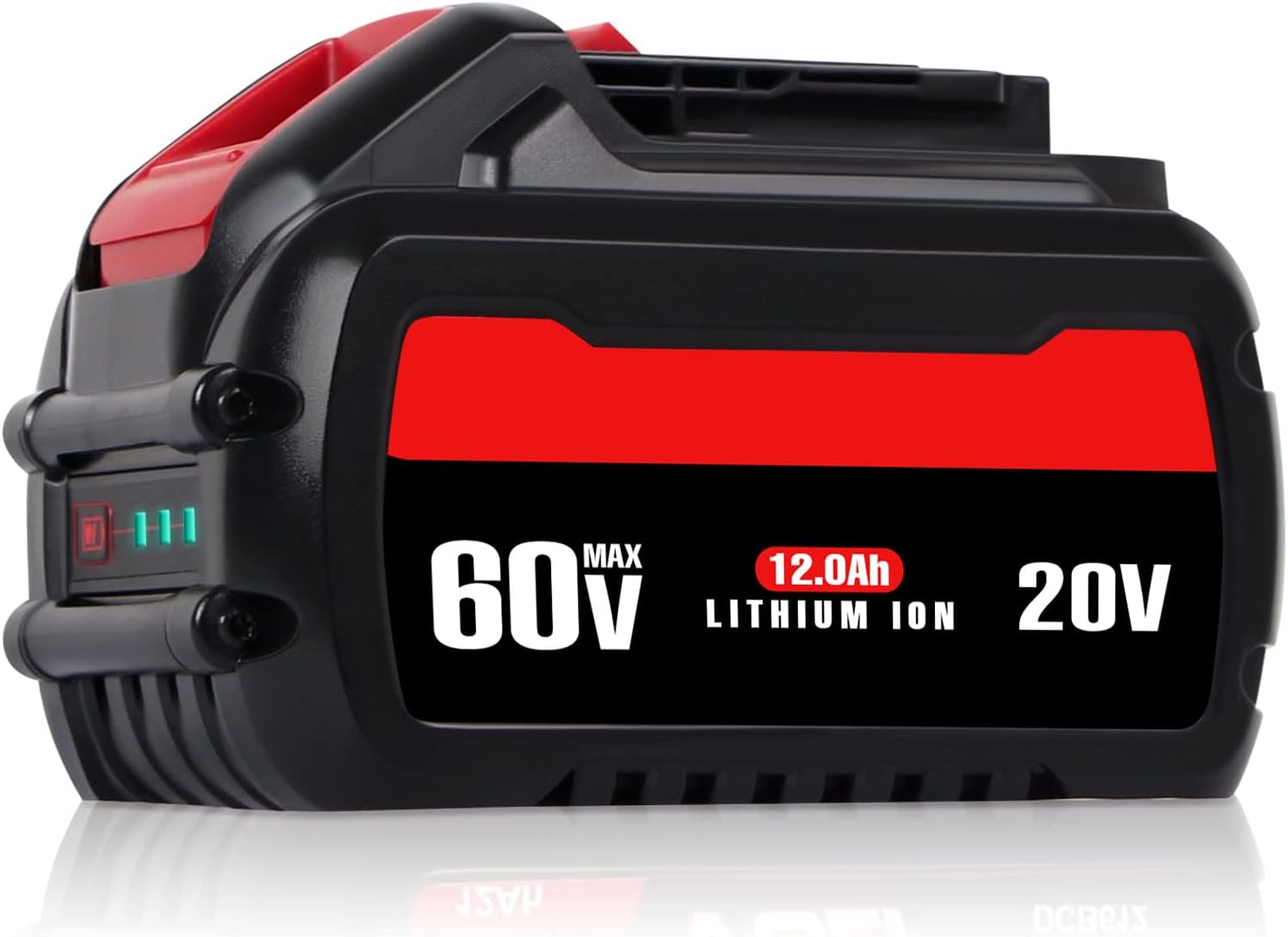 【Actual 12.0AH!!】 CaliHutt 20V/60V/120V MAX 12.0Ah Replace Battery for Flexvolt MAX DCB606 DCB612 DCB606-2 DCB609-2 DCB204 DCB205 DCB206 Cordless Power Tools Lithium-ion Battery