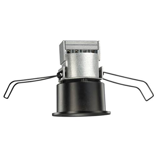 Juno Recessed Lighting MD1LWG2-41K-FL-BL Wet Location 2-1/4x22 Mini LED Downlight 4100K Flood Beam Spread, Black Finish