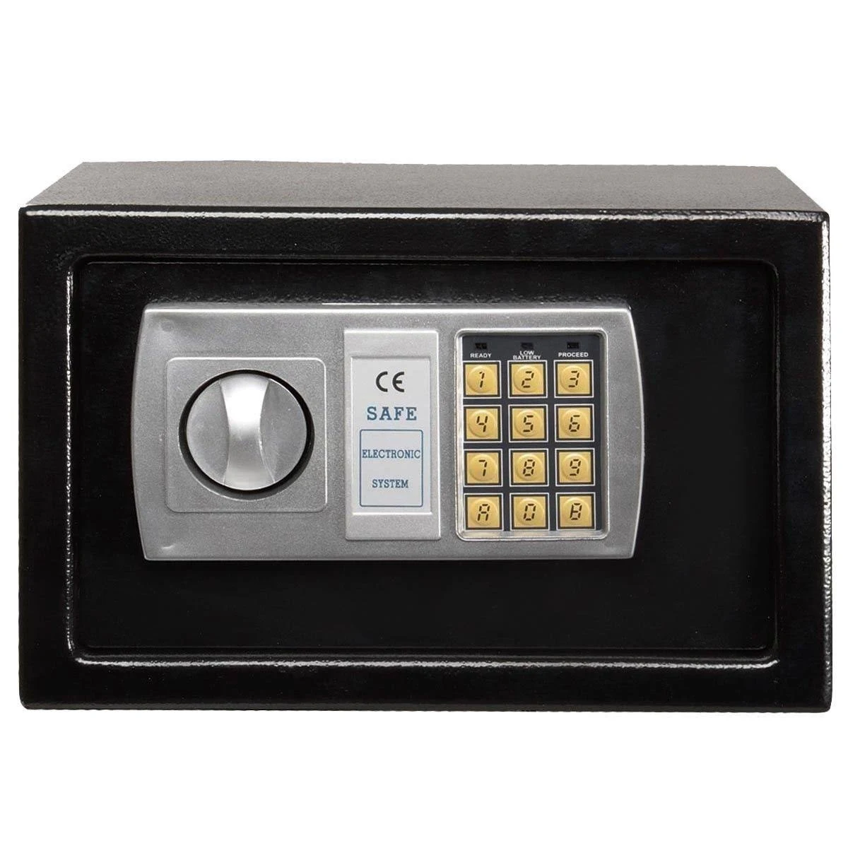 12.5x22 Black Electronic Keypad Digital Lock Safe Box