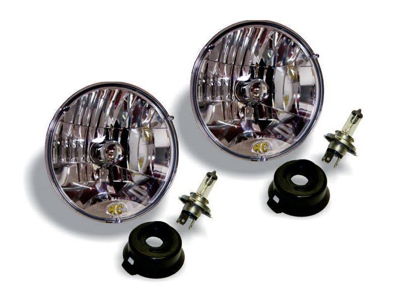 KC HiLiTES 7x22 Halogen Headlight System H4 Dot Pair Pack 42301