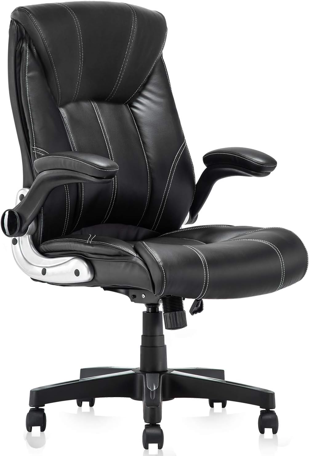 B2C2B Ergonomic Velvet Fabric Office Chair Executive Desk Chair Comfortable Computer Chairs,Racing Chair Swivel Task Chair Armrest and Lumbar Support,Beige