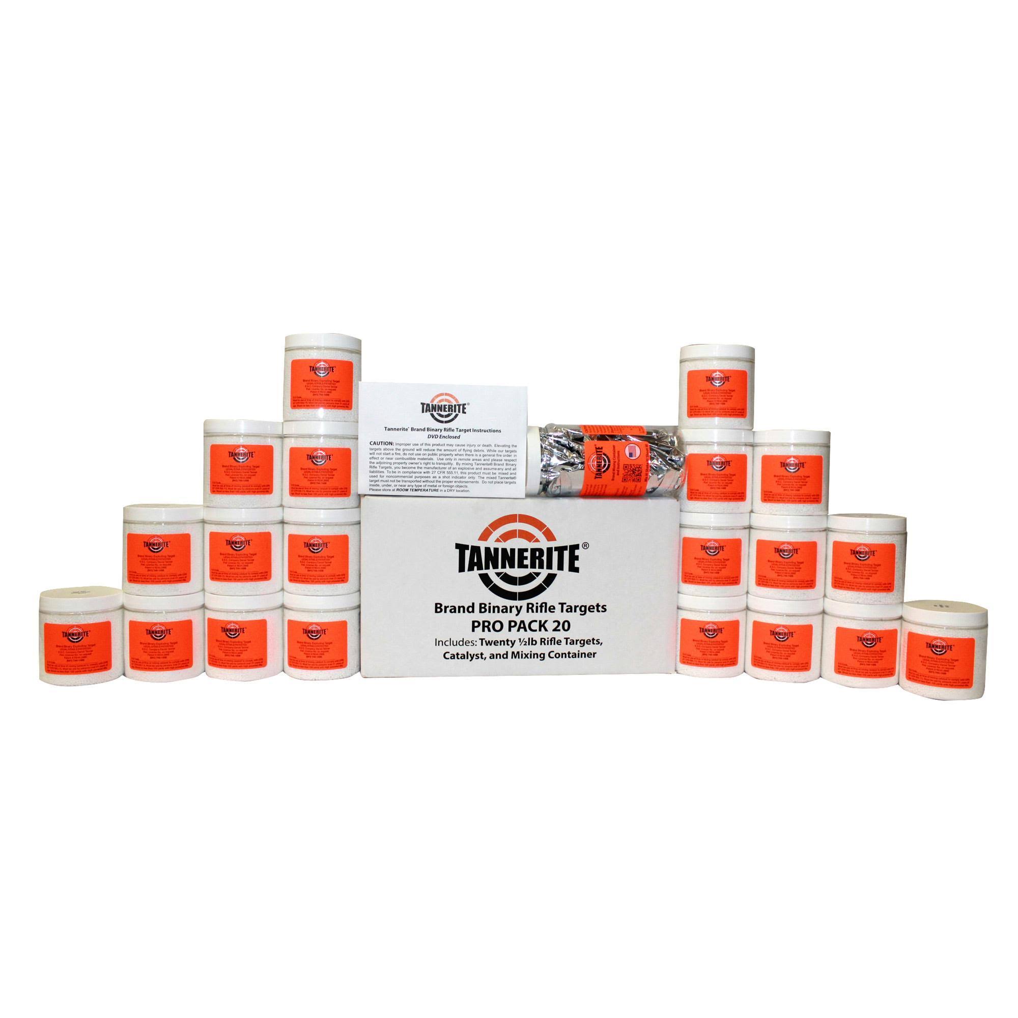 Tannerite Propack 1/2lb Targets 20/Pack