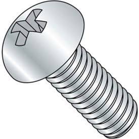 GoVets | Qty 3 | Brighton-Best 10-24 x 4x22 Machine Screw - Round Head - Phillips - Steel - Zinc Cr+3 - ft - Pkg of 100 - BBI 58