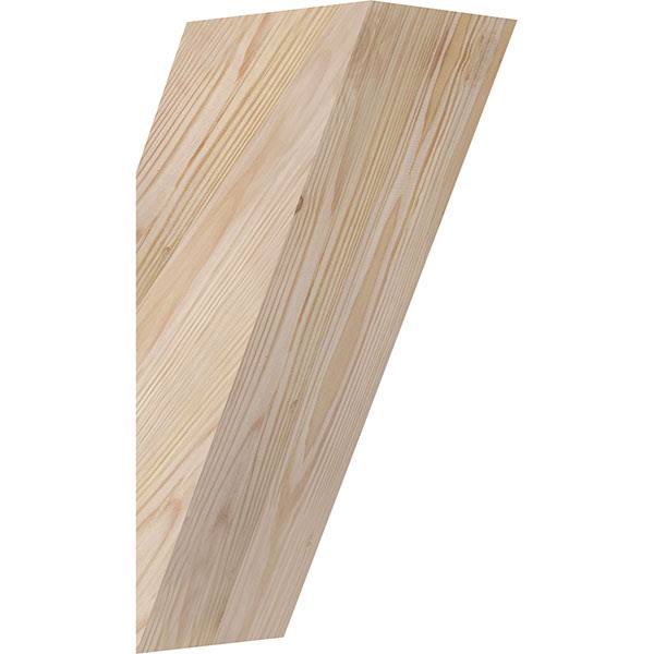 5 1/2x22W x 8x22D x 16x22H Traditional Smooth Brace, Douglas Fir