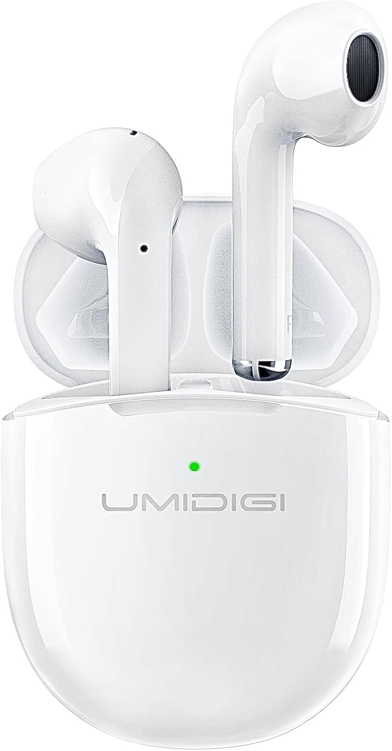 UMIDIGI AirBuds True Wireless Bluetooth Earbuds, 20H Playtime in-Ear Touch Control Earphones,Waterproof Headphones with Microphones for Office, Gym and Sport Pack of 2