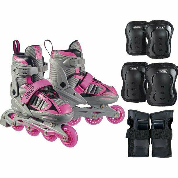 DBX Girls& Equinox Adjustable Inline Skate Package