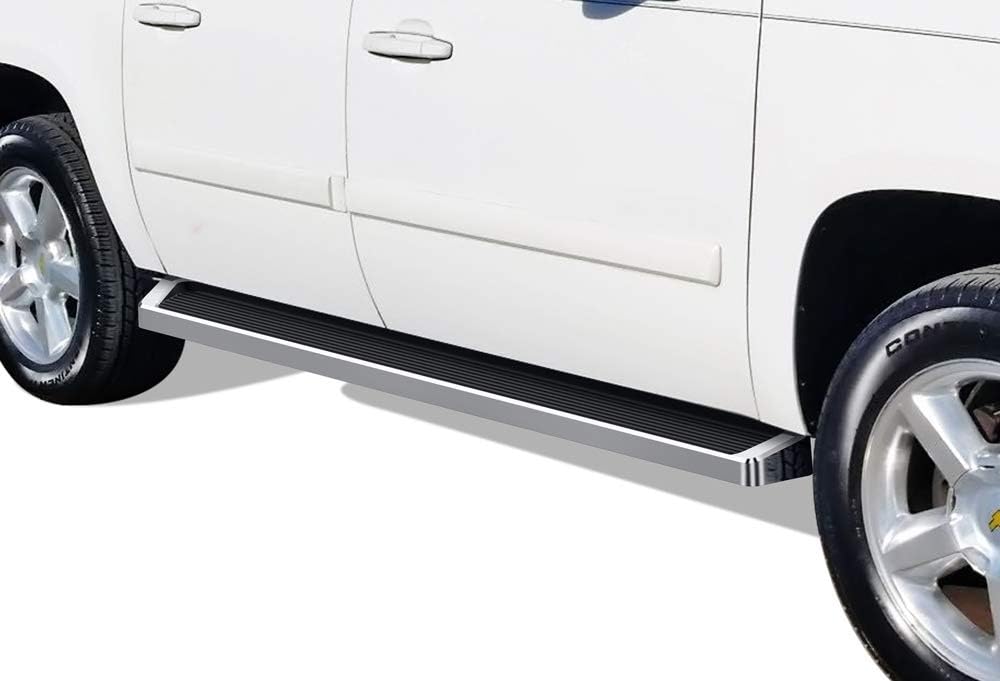 APS iBoard (Black Powder Coated Running Board Style) Running Boards Nerf Bars Side Steps Compatible with 2005-2020 Chevy Suburban Yukon XL (Exclude Z71 Hybrid) & 03-13 Avalanche Without Cladding