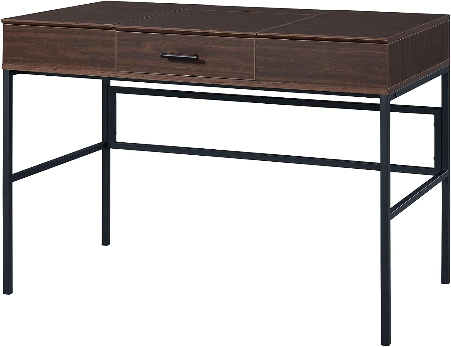 Acme Furniture Verster Writing Desk, Oak & Black Finish