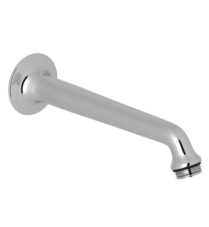 Rohl C5056.2ULB 7x22 Reach Wall Mount Shower Arm Finish: Unlacquered Brass