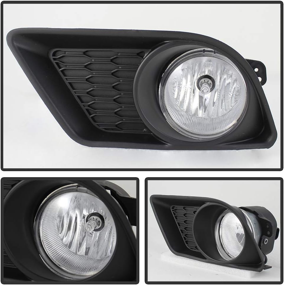 ACANII - For 2011 2012 2013 2014 Dodge Charger Bumper Fog Lights Lamps w/Switch Assembly Driver & Passenger Side